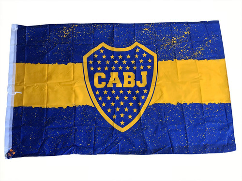 Bandera Boca Juniors Con Licencia Oficial 120 Cm X 194 Cm 