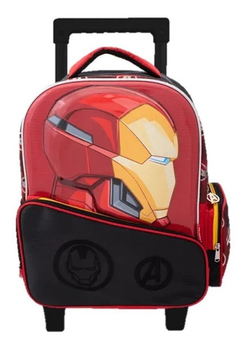 Mochila Iron Man Primaria Con Carro Uni257