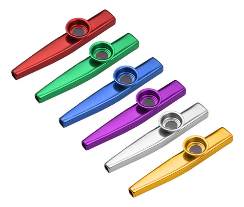 Kazoo Para Instrumentos De Aluminio, 6 Unidades, Principiant