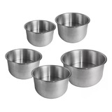 Set X5 Tortera Recta Alta Molde Torta Aluminio 16 A 24 Cm Zt