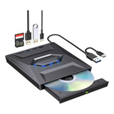 Unidad Externa De Cd Dvd Roofull Plug-n-play Para Mac 6 En 1
