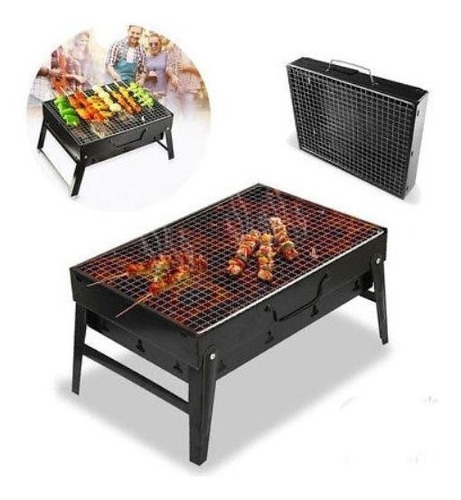 Mini Parrilla De Mesa Plegable Portatil Bbq Asado Parrillera