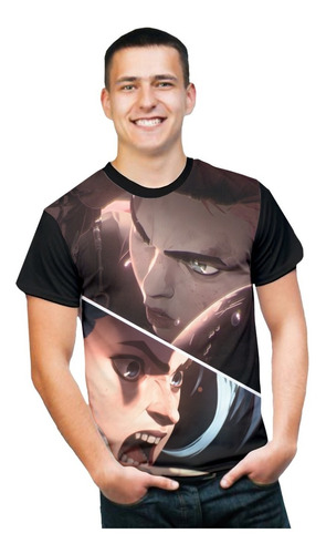 Camiseta Camisa Arcane Jinx E Vi Lol League Of Legends 