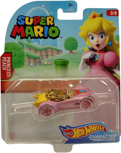 Hot Wheels Super Mario Cars Princess Peach Vehicle