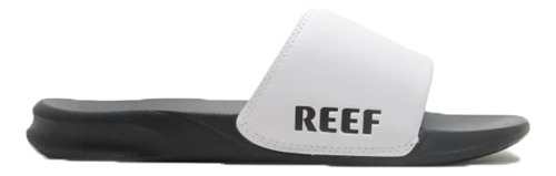 Reef Ojotas Natacion Hombre One Slide Ul Blanco-neg Blw