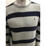 Sweater De Hilo Polo Ralph Lauren Striped Talle S Hong Kong