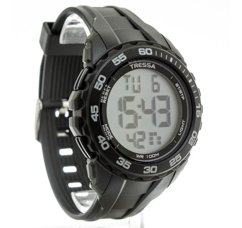 Reloj Tressa Fe Hombre Táctico Digital Doble Hora Sumergible