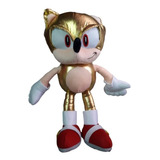 Peluche Sonic Hedgehog Gold Dorado 35 Cm 