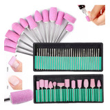 42 Pulidor Taladro Puntas Para Nail Drill Uñas Profesional