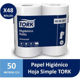 Papel Higiénico Tork 50 M. Simple Hoja Universal 48 Rollos