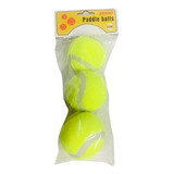 Pelota Tenis Para Mascotas Perro X 3 Unid Ar1 La Torre Color Amarillo