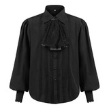 Camisa Medieval Para Hombre Blusa Gótica Victoriana Para Ho