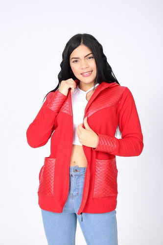 Chaqueta Micropolar Cuero Bambu