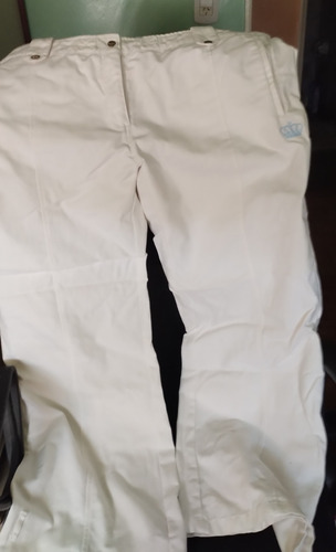 Pantalon Blanco adidas Mujer Xl Muy Poco Uso