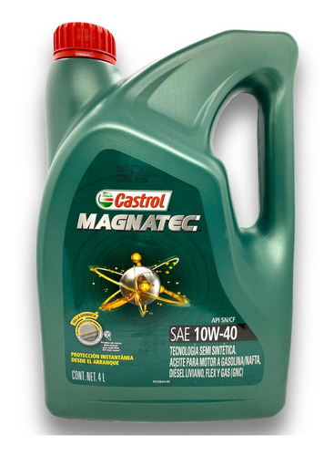 Aceite Castrol Magnatec 10w40 Semi Sintetico Nafta Diesel 4l