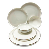 Set Vajilla Sakura Ceramica Para 4 Personas 12 Piezas Platos