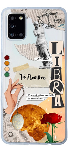 Funda Para Galaxy Mujer Signo Zodiaco Libra Con Tu Nombre