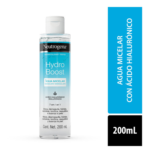 Neutrogena Hydro Boost Agua Micelar 7 En 1 Facial X 200ml 