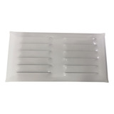 Reja Rejilla De Ventilacion 15x30 Chapa Para Amurar Blanca