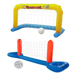 Combo Inflable Arco Water + Red De Voley 