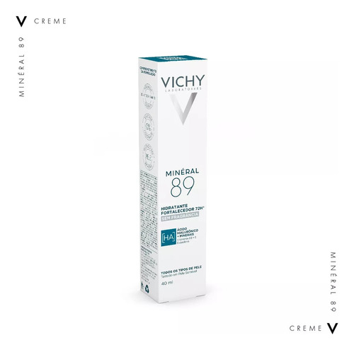 Vichy Hidratante Facial Minéral 89 Creme 40ml
