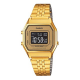 Reloj Digital Marca Casio Modelo: La680wga9bdf Color Oro Par