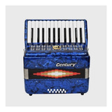 Acordeon Century 25 Teclas 12 Bajos Azul Cnac027 Envio Full 