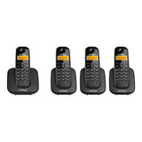 Kit Telefone Sem Fio Ts 3110 + 3 Ramais Ts 3111 Intelbras