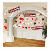 Assorted Casino Cutout Party Decoration, 30 Pieces, Made