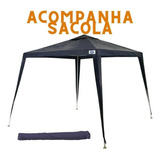 Tenda Praia 3x3 Gazebo Barraca Camping + Bolsa De Transporte