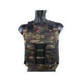 Chaleco De Protección Airsoft, Acolchado (camuflaje Bo...