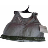 Top Calvin Klein Original Talla L Color Gris