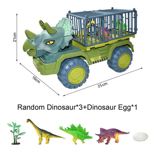 Coche De Juguete De Transporte De Ingeniería De Dinosaurios