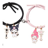 Pulseras Magnéticas X2 Kuromi Y My Melody 