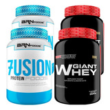 2x Fusion Protein 900g + 2x Giant Whey Protein 900g