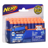 Recambio Nerf Darts Elite Blasters, Paquete De 30 Unidades,