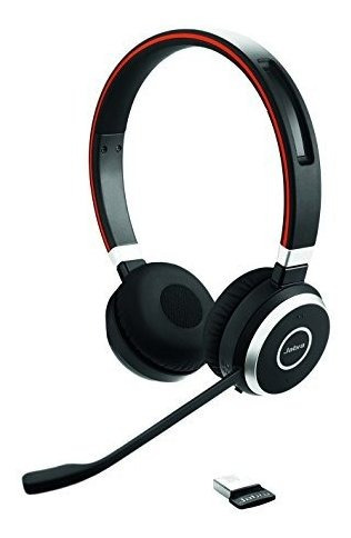 Jabra Evolve 65 Stereo Ms & Link 370 - Auriculares Profesion