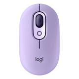 Mouse Logitech Pop Inalámbrico Cosmos Lavender 1