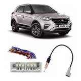 Kit Chicote Plug De Radio E Antena Hyundai Creta 2020 2021