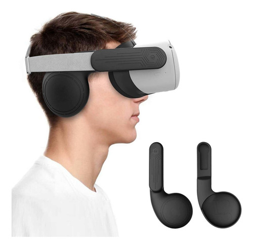 Orejeras De Silicona Para Quest 2 Vr Cubierta De Auriculares