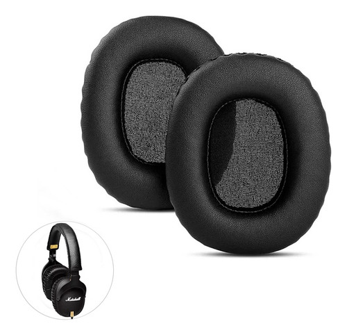 Almohadillas P/ Marshall Monitor Auriculares Negro Repuesto