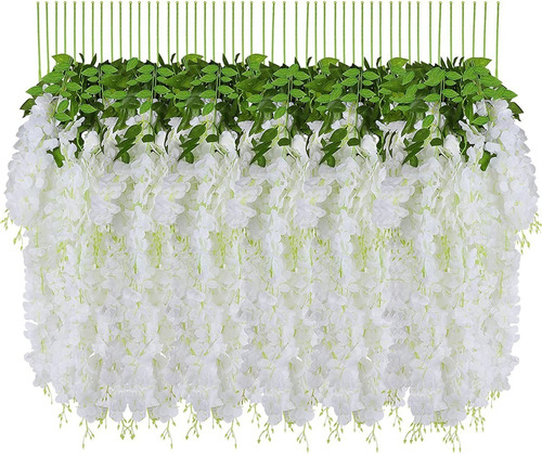 Wisteria Premium Colgante Flores Artificial Decoración Boda