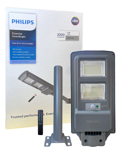 Lámpara Led Alumbrado Público Solar 200w Philips 