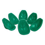 Asiento De Piso Leaf, Silla Mecedora, Verde, 6 Piezas