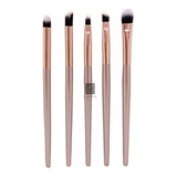 Set X5 Brochas Basico Para Ojos Difuminar, Cejas Caobamakeup