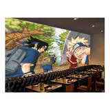 Adesivo De Parede Sala Quarto Anime Naruto Mangá 12m² Nrt30
