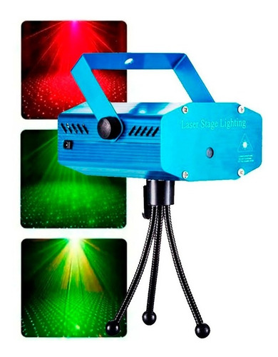 Mini Laser Audioritmico Efecto Lluvia Multipunto Fiestas Dj