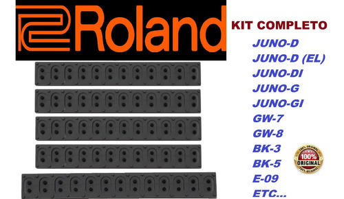 Borracha Teclado Roland E09 Kit Completo Novo Original