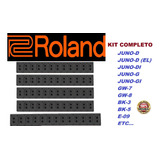 Borracha Teclado Roland E09 Kit Completo Novo Original