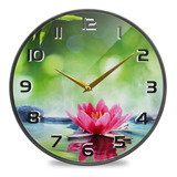 Reloj De Pared Spa Zen Para Decoración 30 Cm Silencioso Y M
